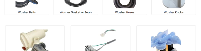 Buy Washer replacement parts at affordable rates from Pickering Appliances
